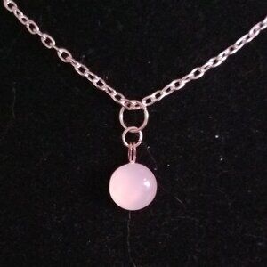 Dainty Rose Quartz Necklace